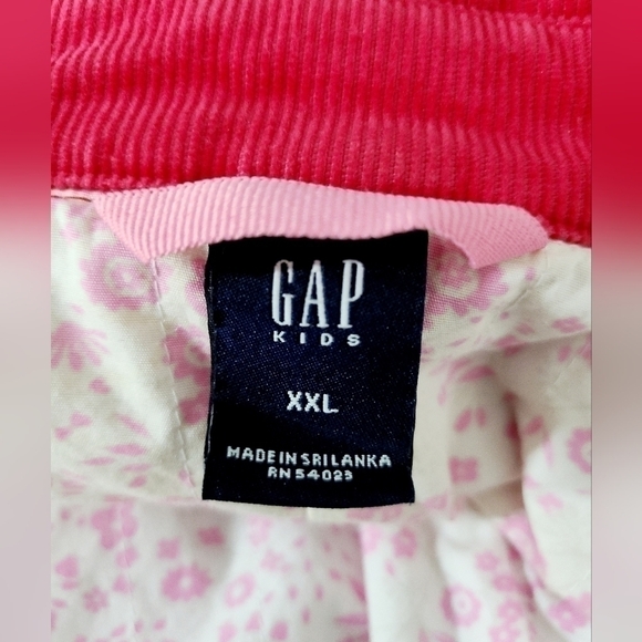 GAP kids red corduroy peacoat coat sz XXL - Picture 3 of 6